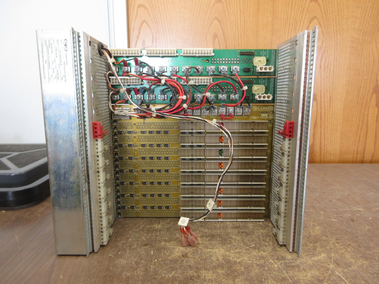 Tracewell Systems CPCI Chassis 511-1500-F00-00 Rev. R3 90-264V 6.3A 47-63Hz 1Ph