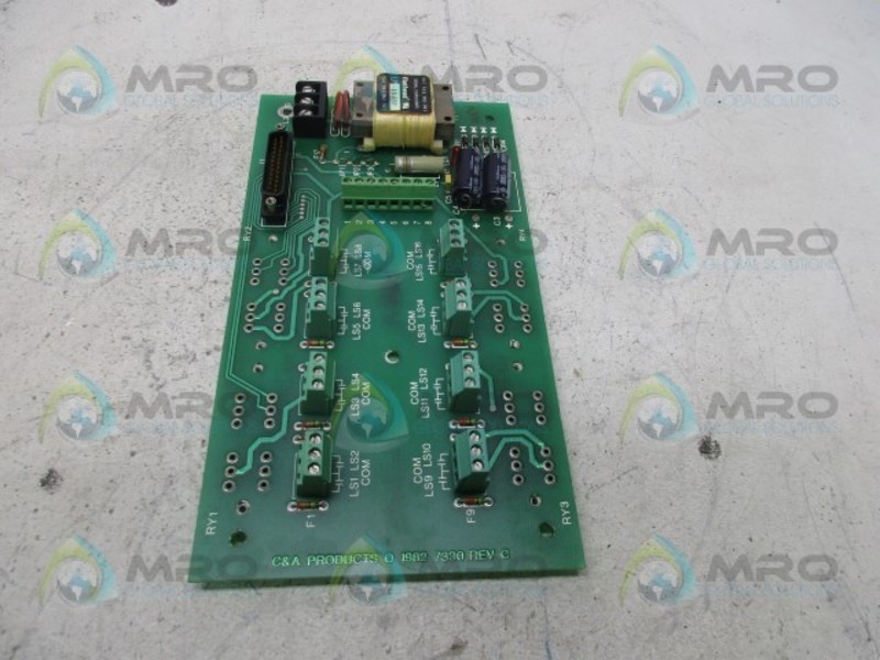 C&A PRODUCTS 1982 7330 REV C PC BOARD UNMP