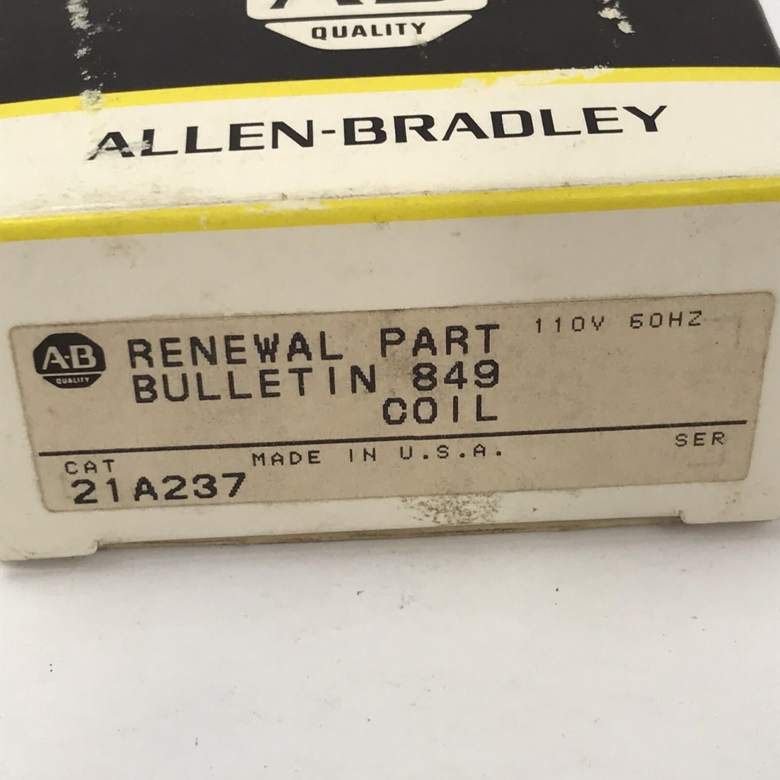 Lot of 3 Allen Bradley Coil 21A237 110V@60HZ~New Surplus~