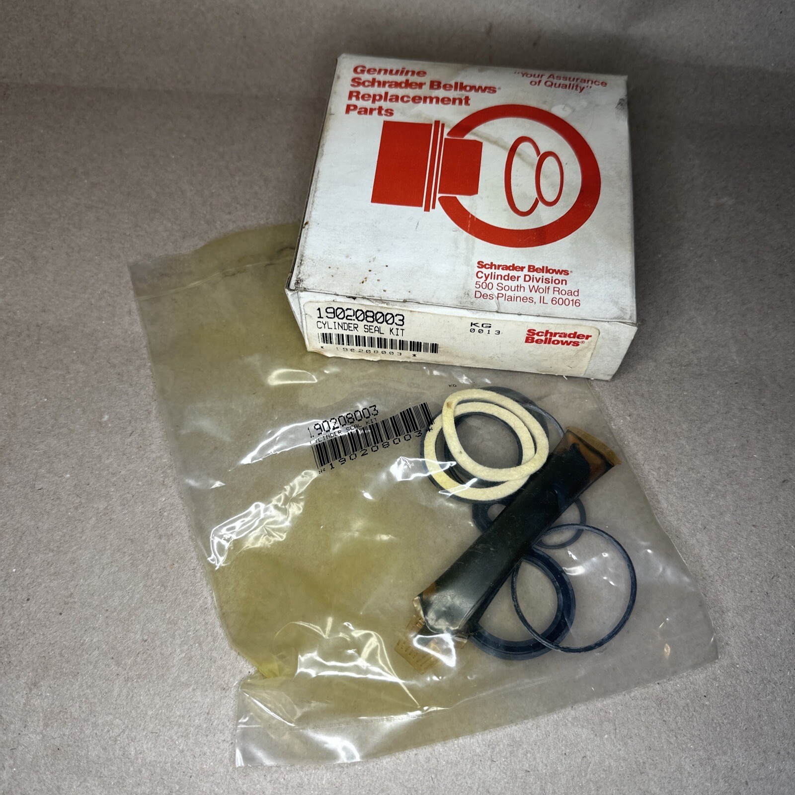 SCHRADER BELLOWS 190208003 Cylinder Seal Kit