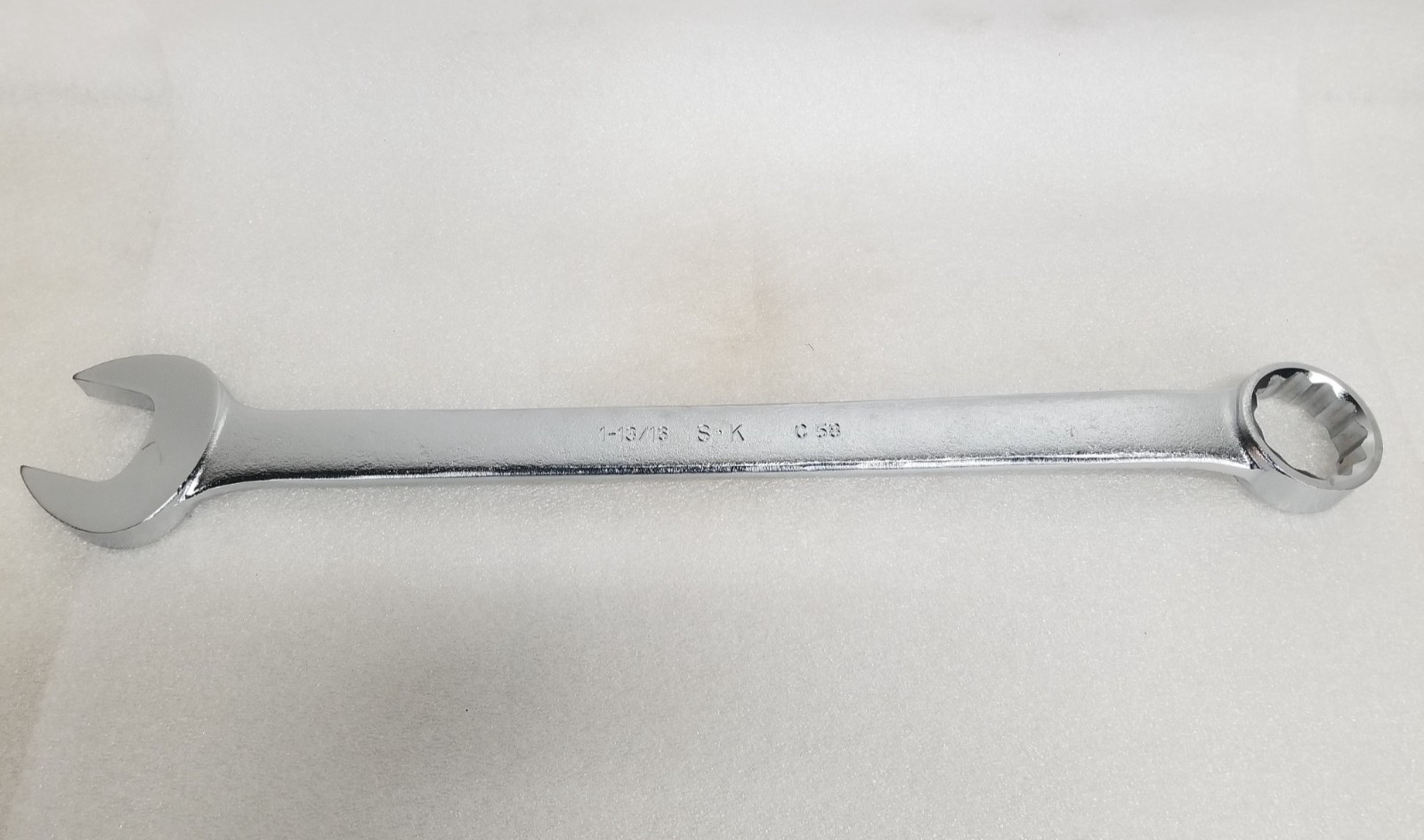 S-K Tools C58 Combination Wrench 1-13/16″ SurGrip 12-Point 24″-OAL Made in USA