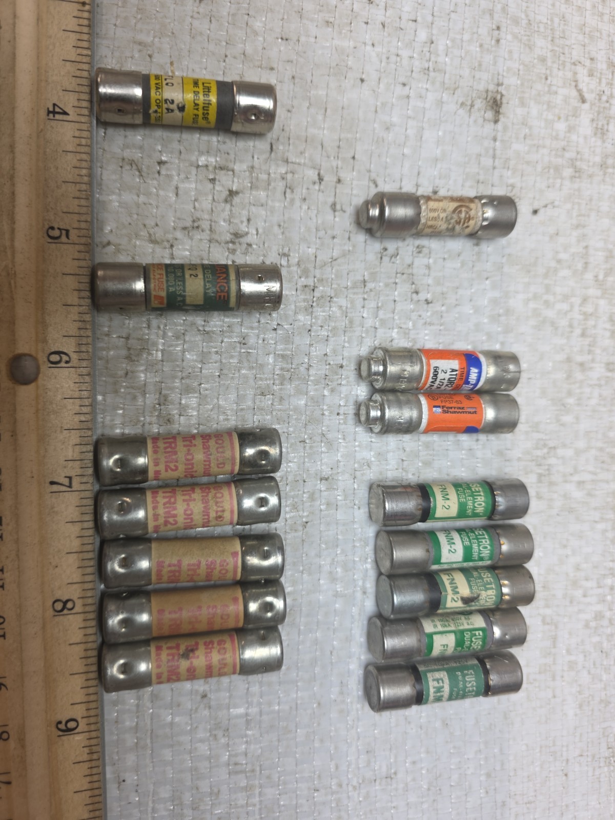 Gould Shawmut Mersen TRM2 Tri-Onic Fuse (Pack of 5) PLUS 10 OTHER 2 AMP FUSE NEW