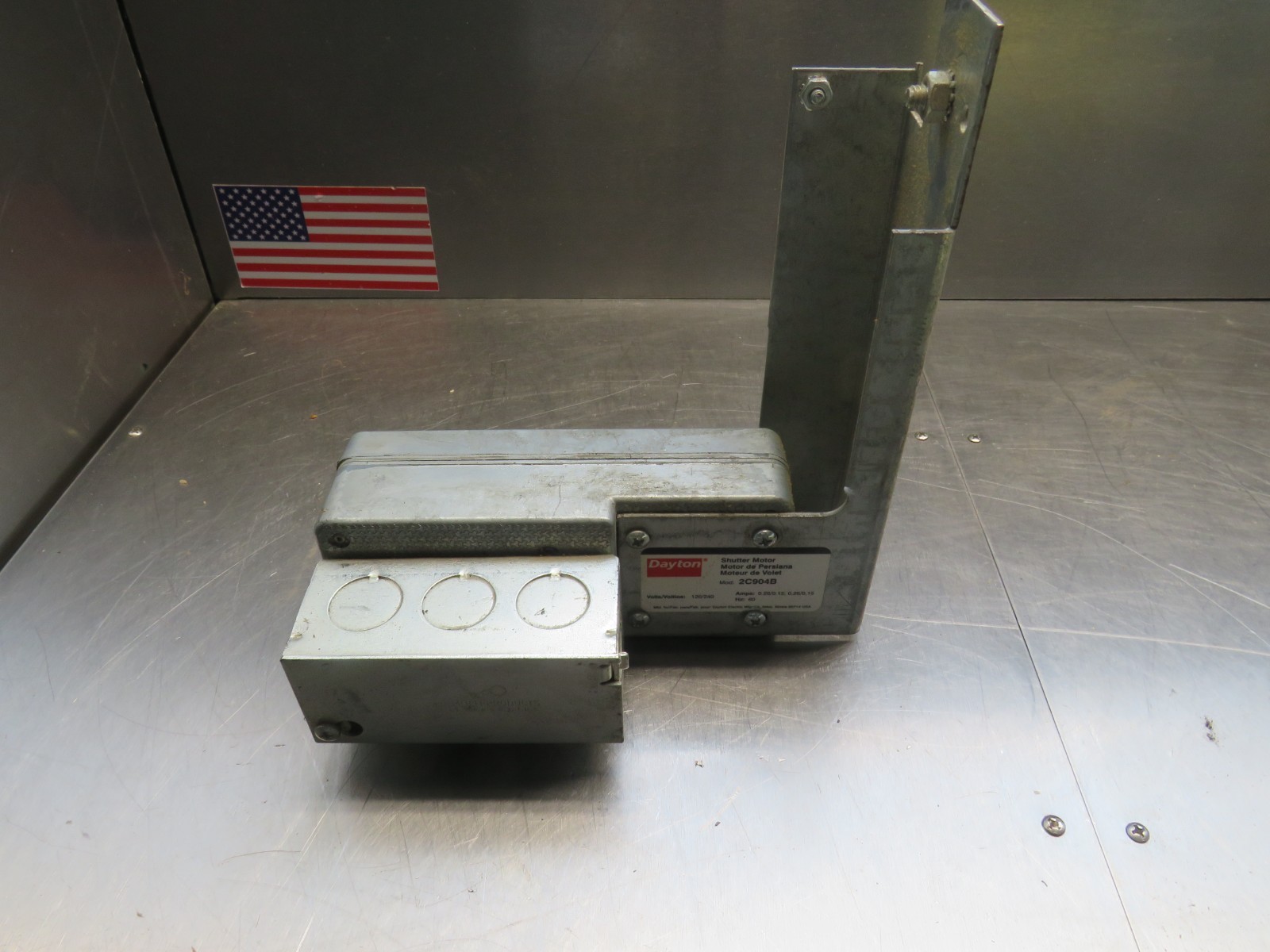 Dayton 2C904B Shutter Motor – Missing Parts