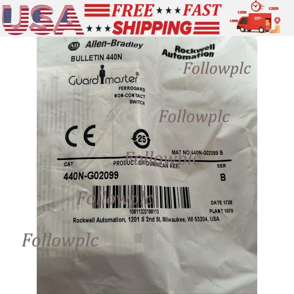 440N-G02099 ALLEN BRADLEY FERROGARD FRS21 RED PLASTIC SWITCH 24VDC US Free Tax