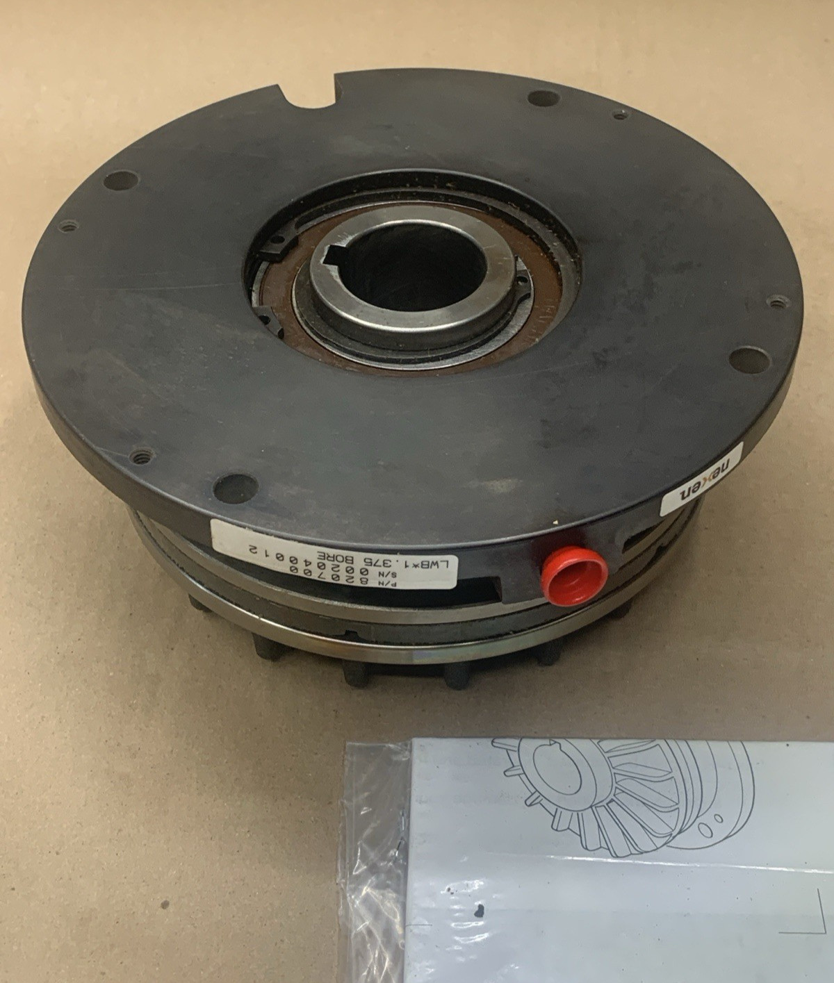 NEXEN 820700 AIR ENGAGED SHAFT/FLANGE MOUNT BRAKE LWB 1.375″ BORE **NEW**