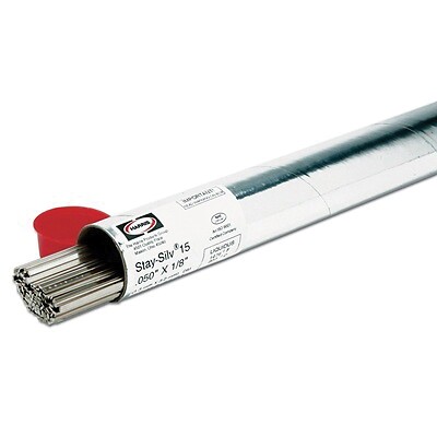 Harris 15620F1 15% Silver Copper Phos Brazing Alloy (28 Stick Tube)