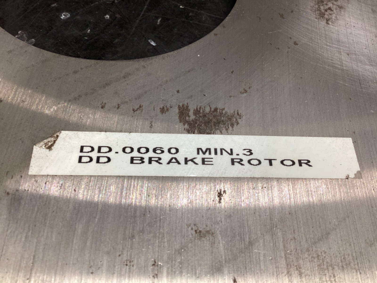 DD.0060 MIN.3 DD Brake Rotor #116G71PR7