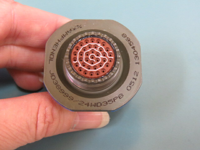 AMPHENOL D38999/24WD35PB Qty of 1 per Lot 37 Position Circular Connector Recept