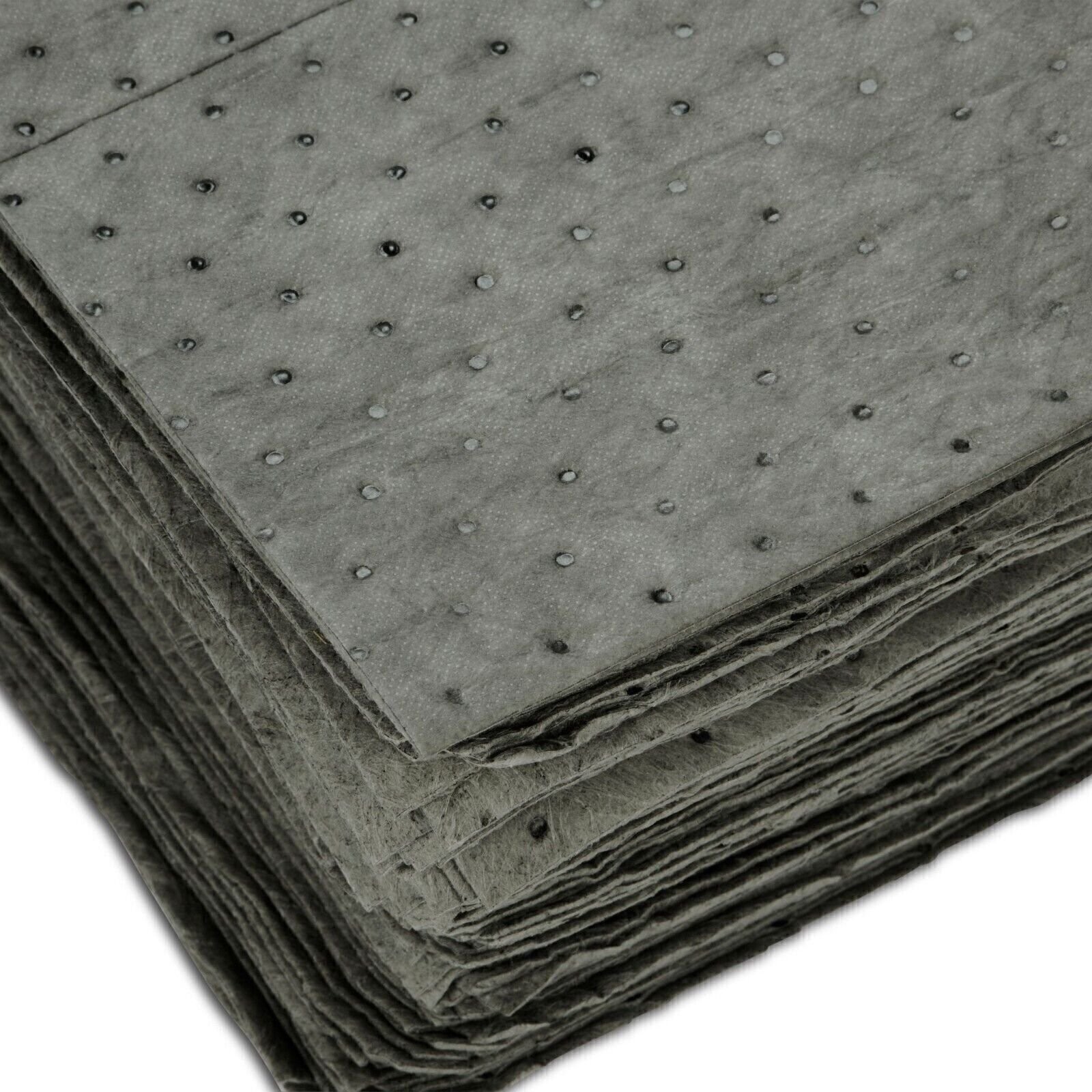 AABACO Universal Absorbent Pads, Medium Weight Sheets (100CT) 15″X17″ Grey