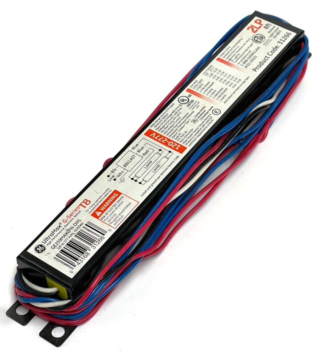 GE ELECTRONIC GE259MAXG MULTI-VOLT ELECTRONIC BALLAST