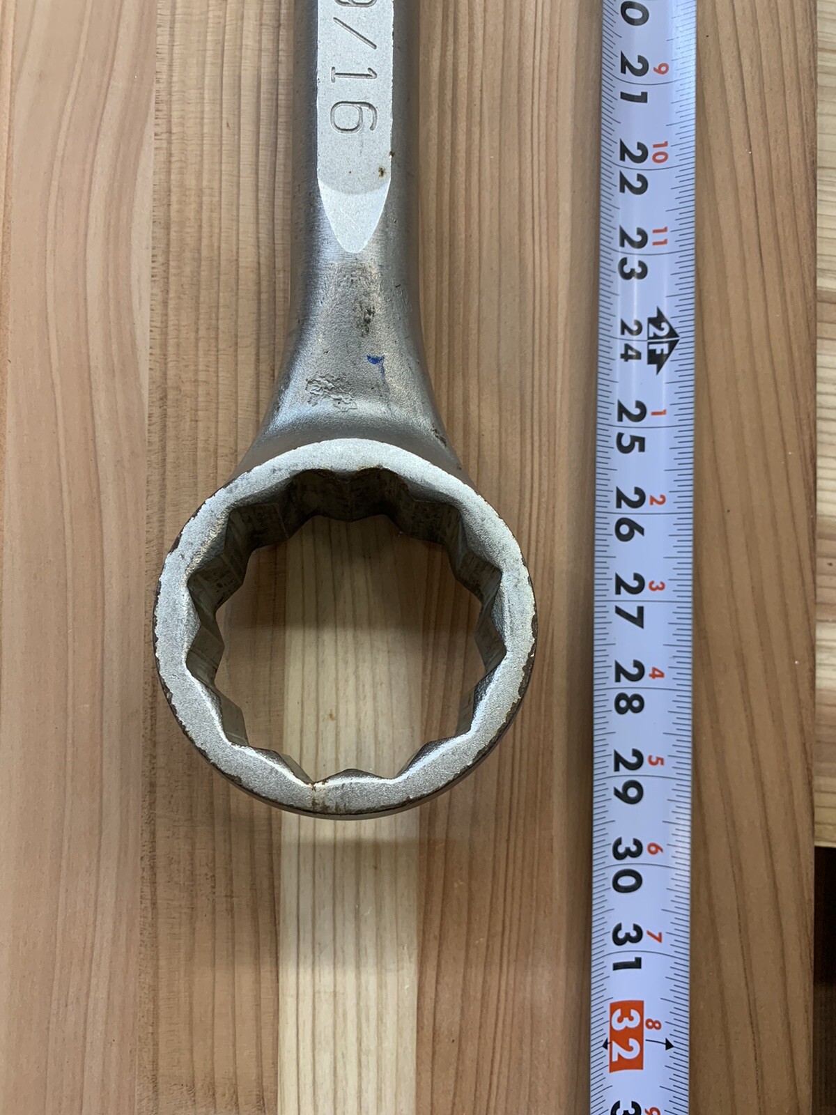 Wright 1182 2-9/16” Open End Wrench Used Free Shipping