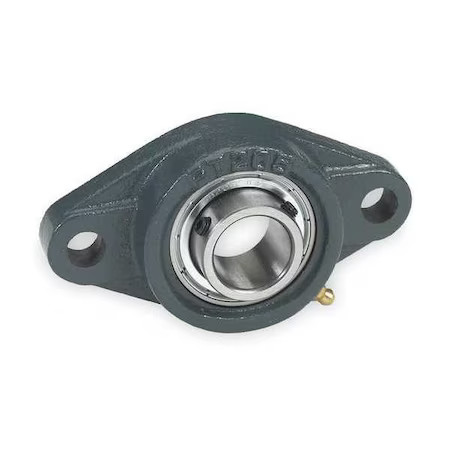 Dayton 3Fcn3 Flange Bearing, 2-Bolt, Ball, 5/8″ Bore