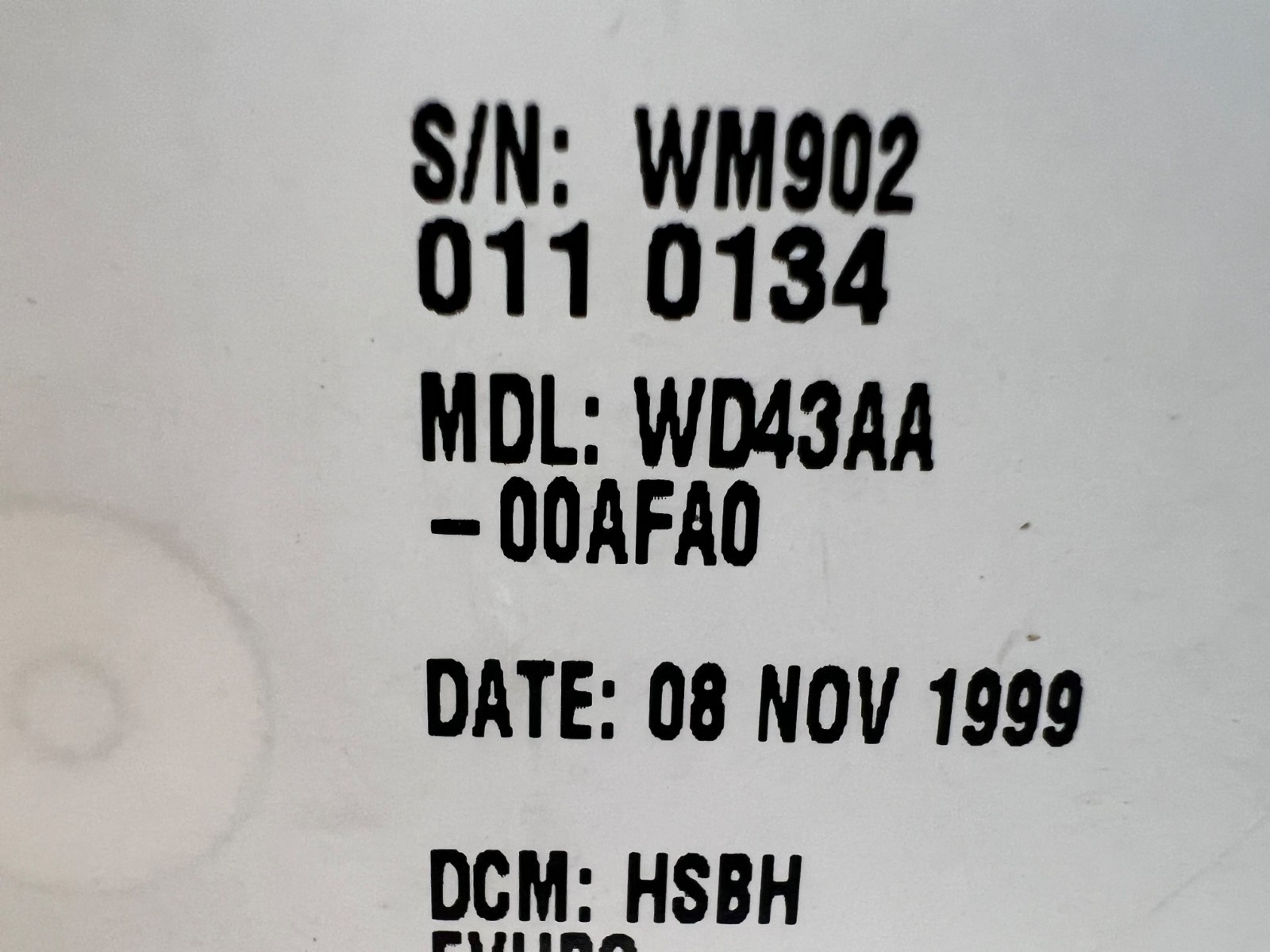 GOOD USED! WESTERN DIGITAL WD CAVIAR 4.31GB IDE HARD DRIVE WD43AA-00AFAO