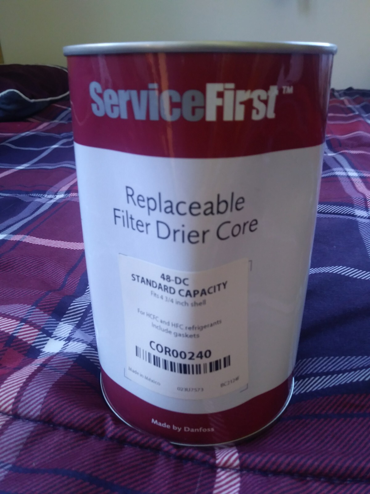 SERVICE FIRST COR00240 REPLACEABLE CORE DRIER 48-DC STANDARD CAPACITY NEW