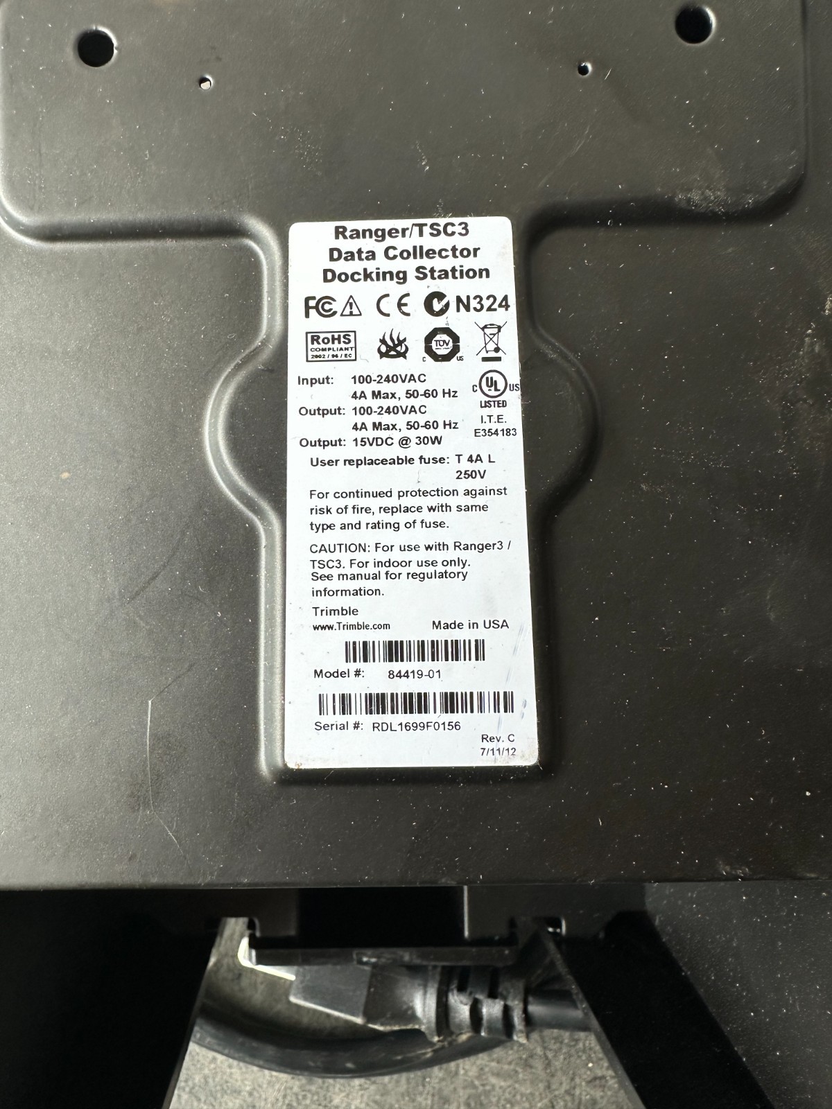 TRIMBLE RANGER TSC3 DATA COLLECTOR