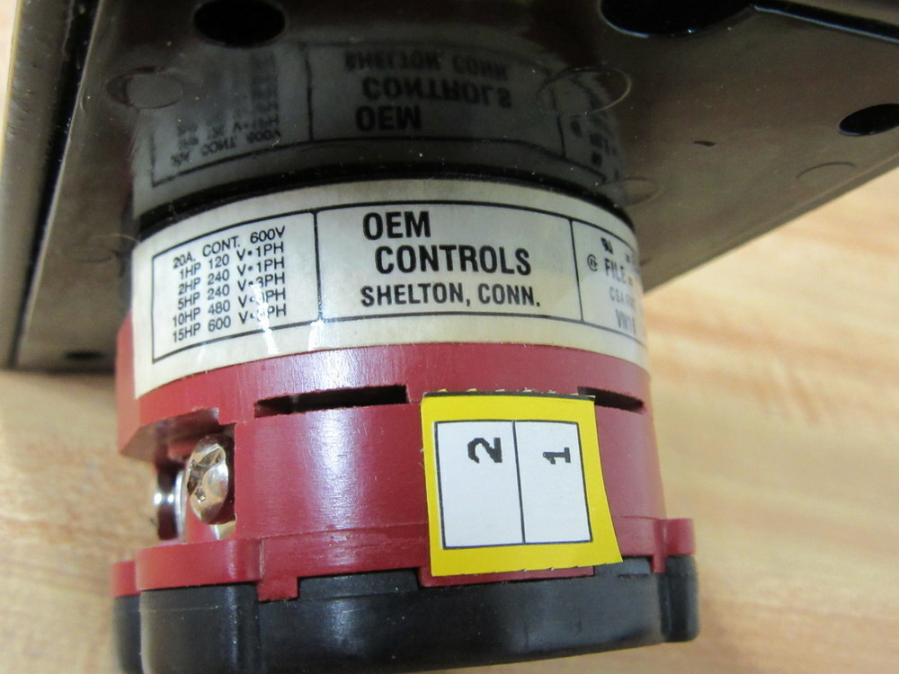 Rees 03496-000 Rotary Contact Selector Switch 03496000