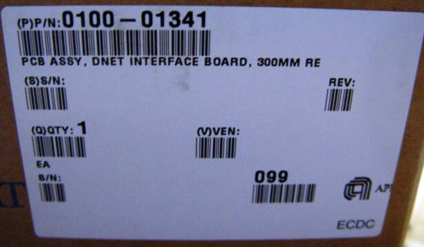 Applied Materials AMAT 0100-01341 PCB ASSY DNET INTERFACE BOARD 300MM RE