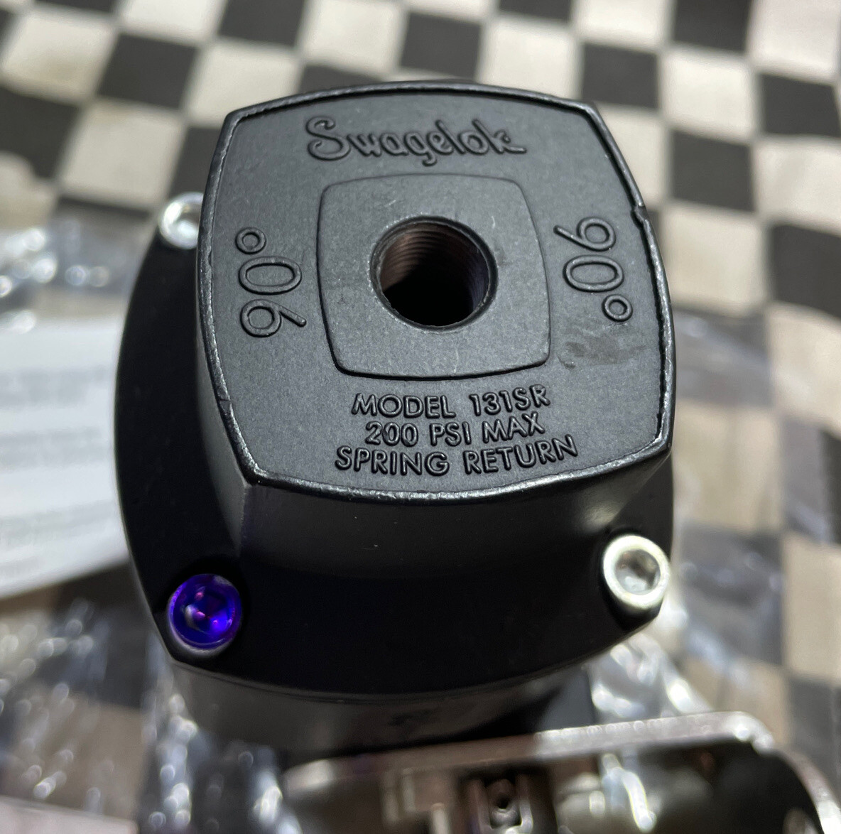 SWAGELOK Pneumatic Spring Return Actuator 1/8″, SS-41CS2-31CHT-12457, MS-131-SR