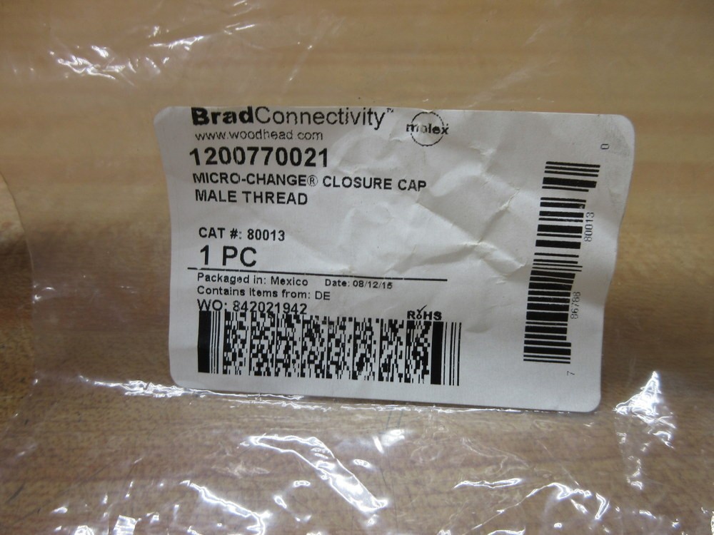 Brad Connectivity 80013 Micro-Change Closure Cap 1200770021