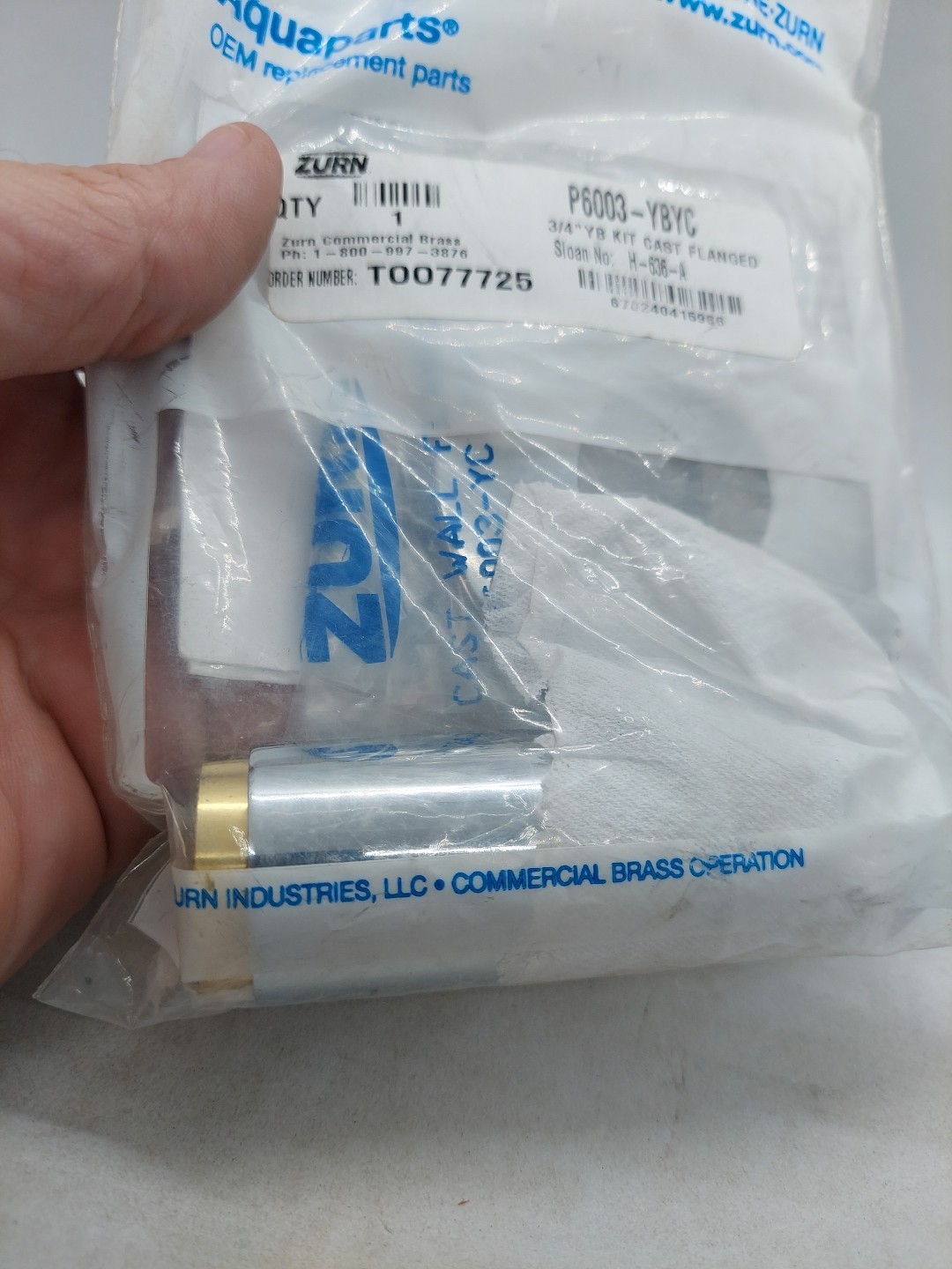 Zurn P6003-YBYC Sweat Solder Kit 3/4