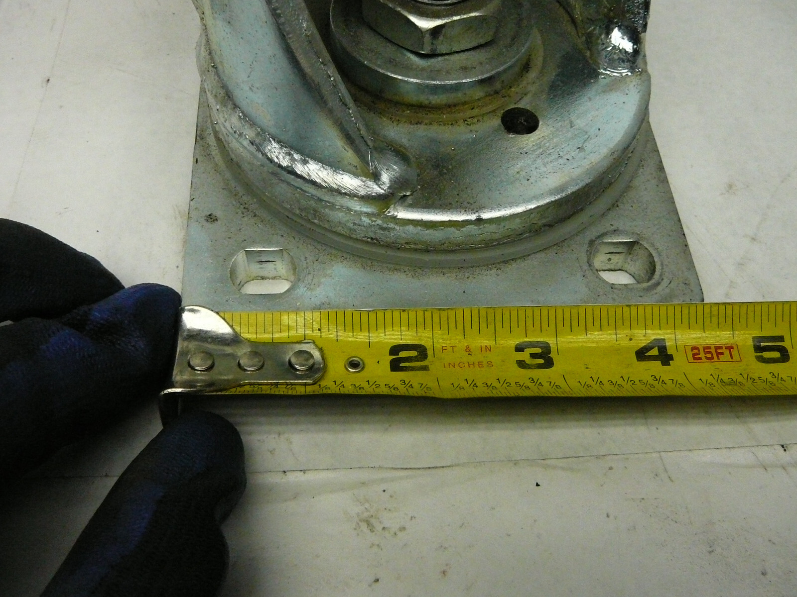 LOT OF 3 GREASEABLE SWIVEL CASTERS POLYURETHANE 5″ X 2″