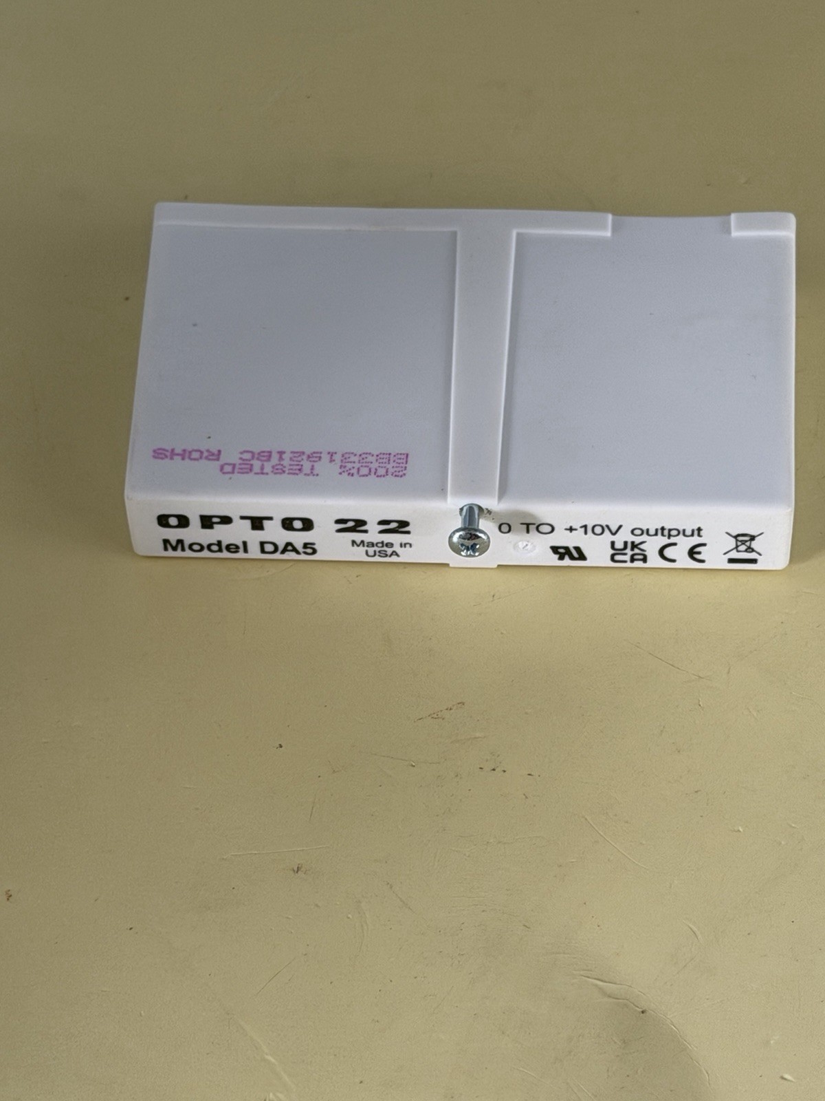 Lot Of 2. Opto 22 DA5 Output Module