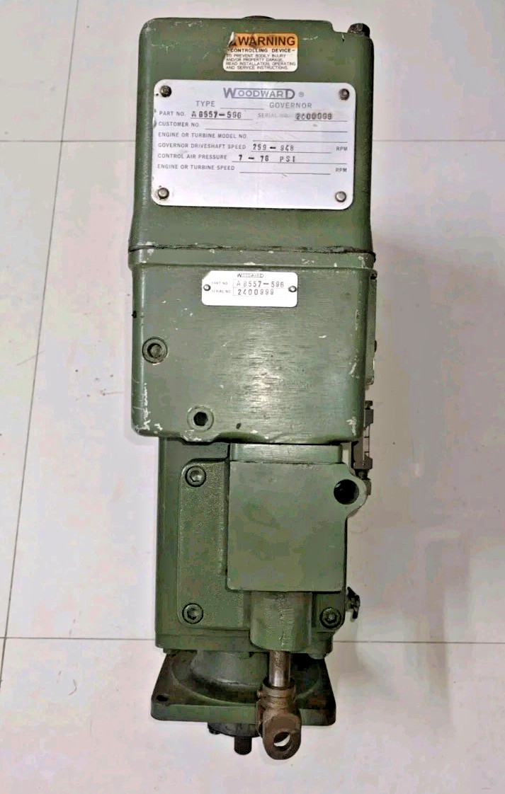 WOODWARD PGA A8557-596 GOVERNOR – USED