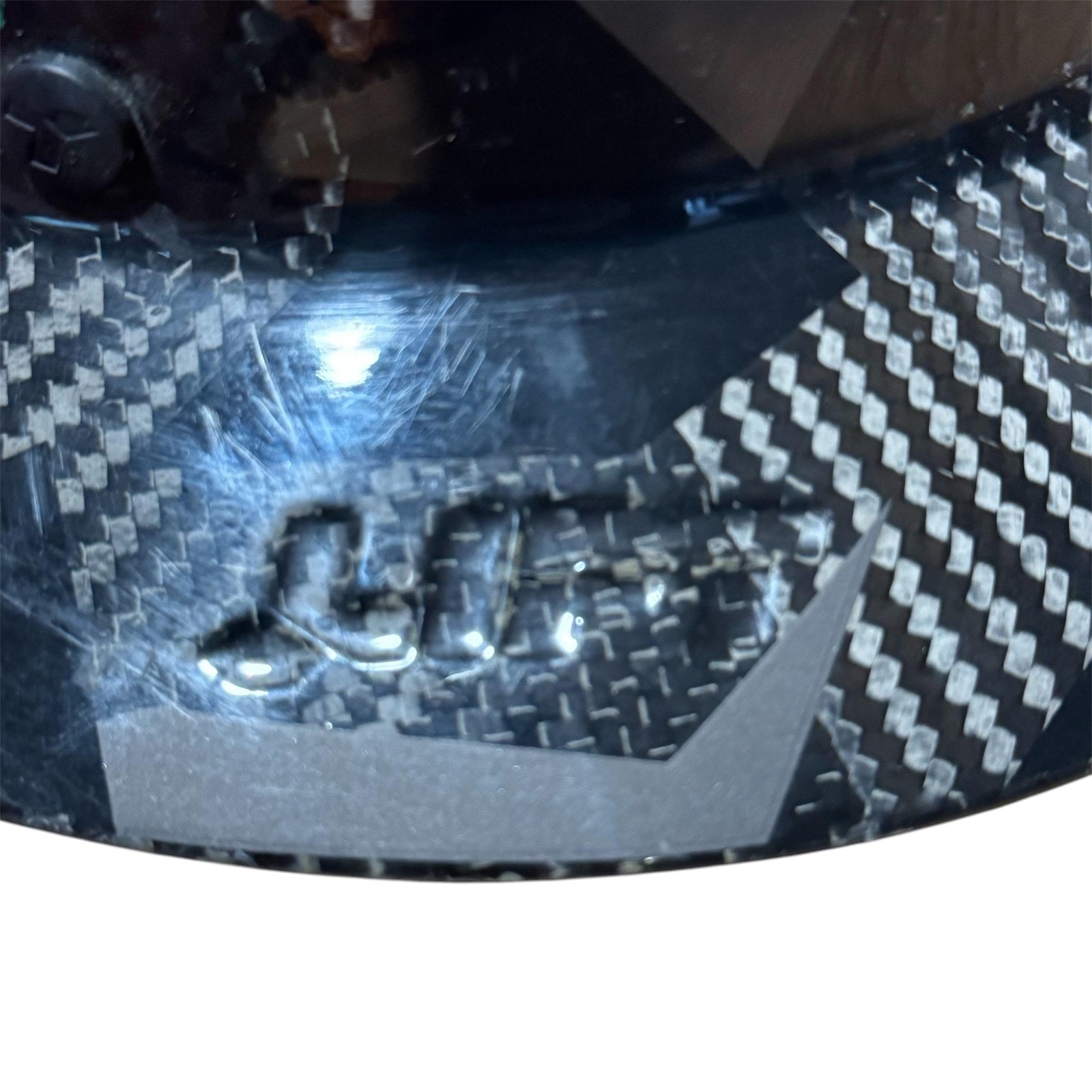 Lift Carbon Fiber Full Brim Hard Hat Safety Helmet Black Gray Camo