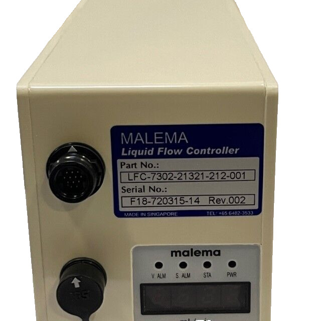 Malema LFC-7302-21321-212-001 Liquid Flow Controller W/out cables