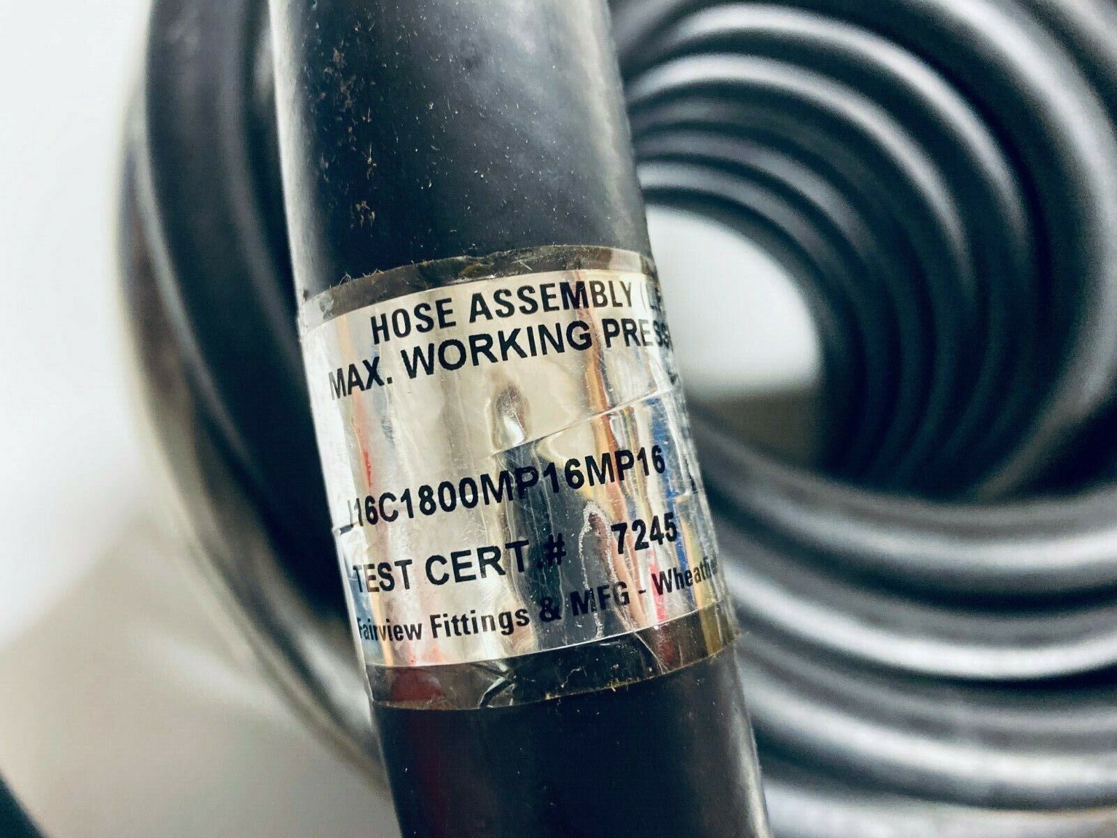 Fairview Fittings & MFG I16C1800MP16MP16 150ft Propane Delivery Hose