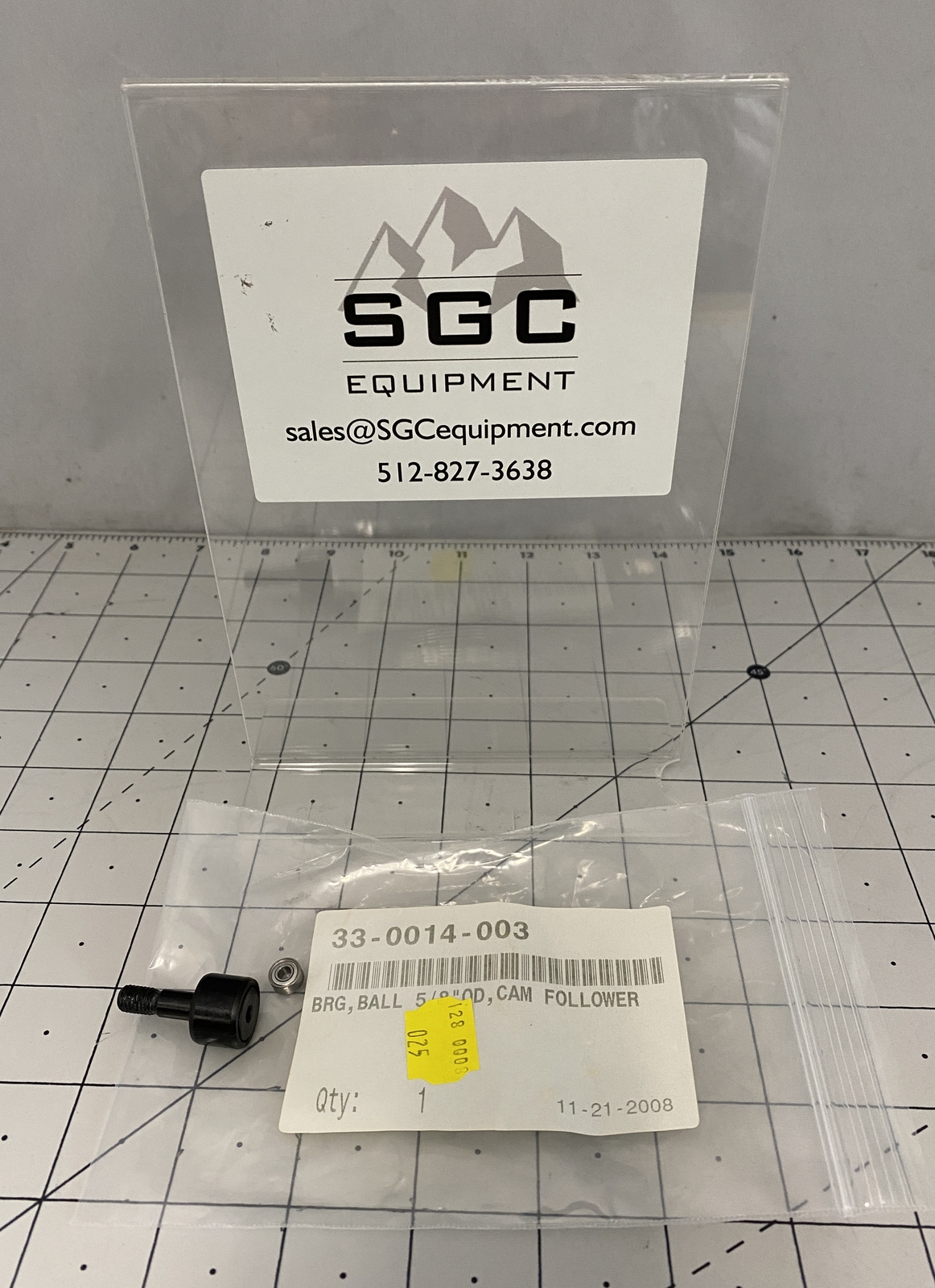 Entrepix McGill BRG, Ball CF 5/8″OD SB Cam Follower PN: 33-00014-003
