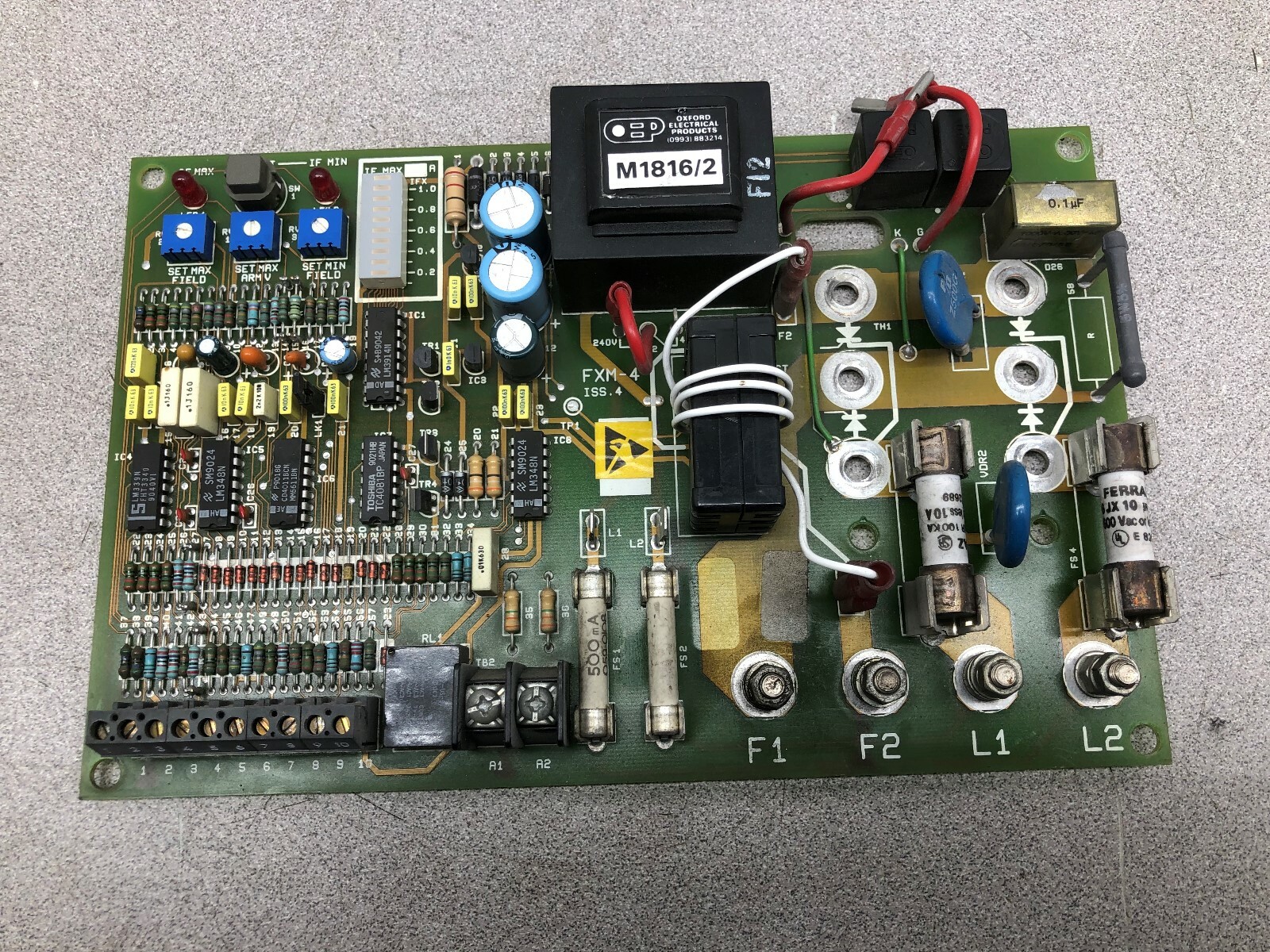 USED OXFORD CIRCUIT BOARD FXM-4