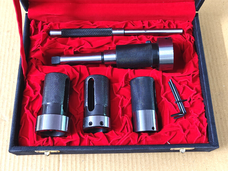 Lathe Tailstock Die Holder Box Set Of 4 Floating Type MT2 SHANK Holds Metric Die
