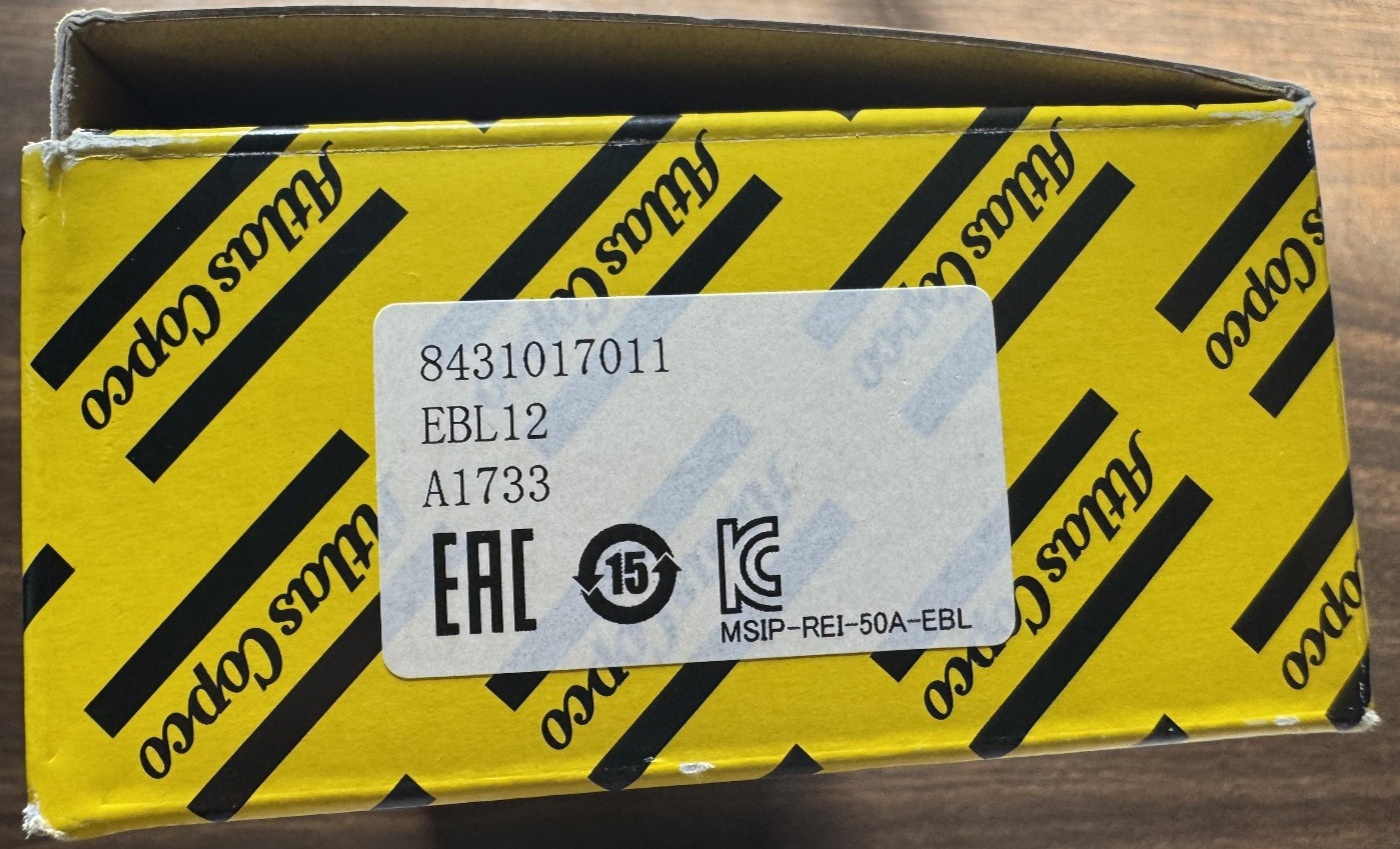 Atlas Copco EBL12 8431017011 Screwdriver 0.2 -1.2 Nm Japan New OEM NextDay Air