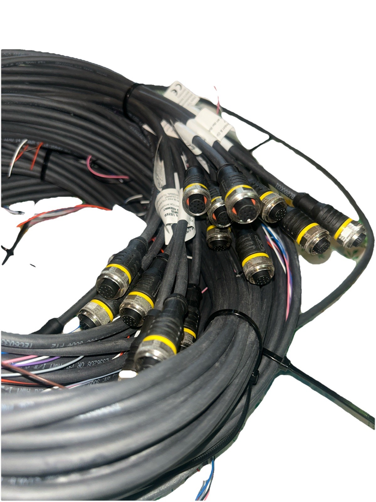 *QTY 16* TURCK RKC12T-10/TXL CYJV CABLE ASSY VARIED LENGTHS FROM 32” – 296”. 1C