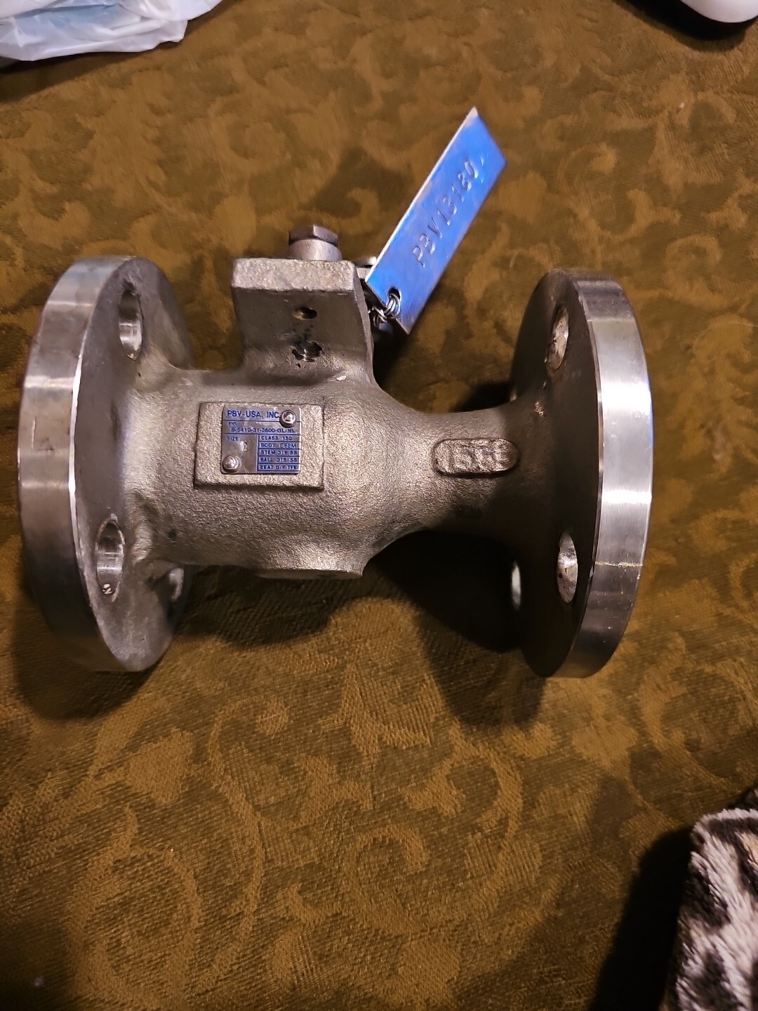 PBV Ball Valve PBV S-5410-31-3600-GL-NL Class 150 316SS Stem Size 1-5 CF8M PBV-2