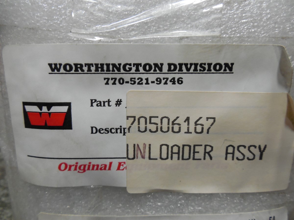 NEW Worthington 232940G3 Air Compressor Unloader Valve Assembly