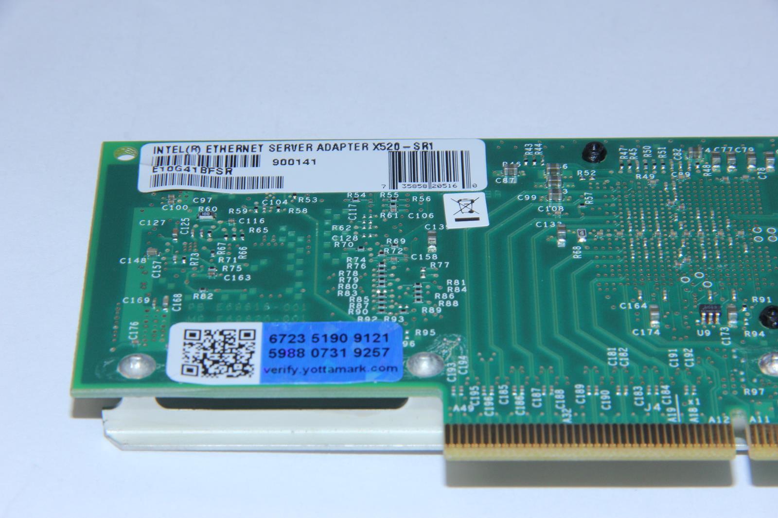 Intel E10G41BFSR X520-SR1 Ethernet Server Adapter with Intel SFP Transceiver