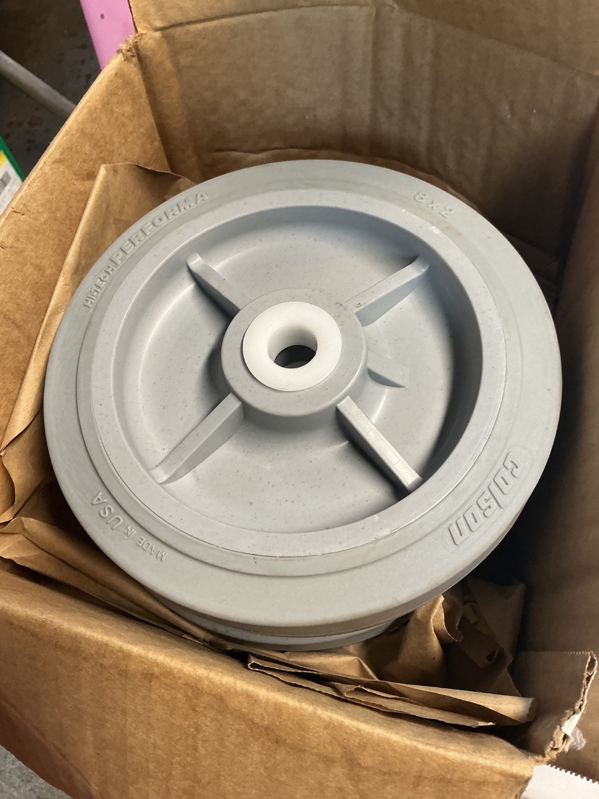 genie lift 2 colson tires 8 inch x 2inch