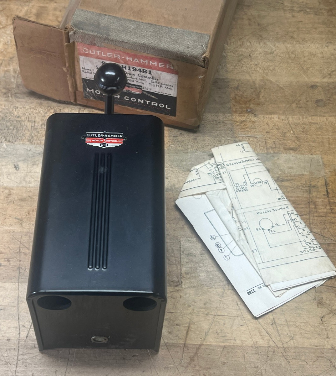 Cutler hammer 9441H194B1 Size 1 Reversing drum controller cam operated 7.5hp max