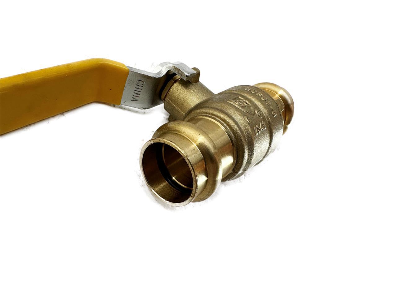 BlueFin 3/4″ Press Full Port Brass Ball Valve 3/4″ PRBV075 NEW FREE FAST SHIP