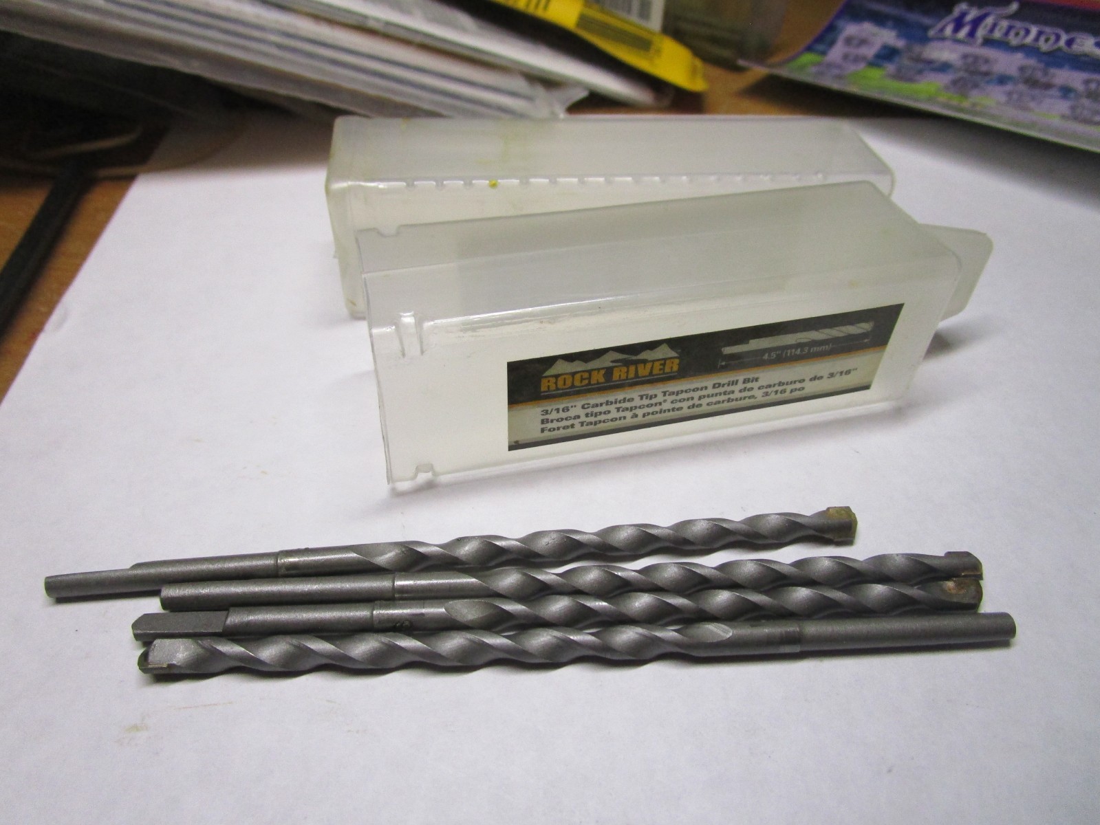 3/16″ x 3-1/2″ x 4-1/2″ Rock River® 2-Cutter Carbide Hammer Bit QTY 4