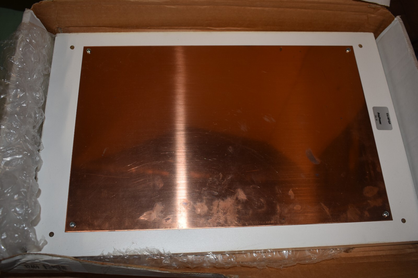 Polyphaser CU-SPGP Copper Grounding Plate Kit New