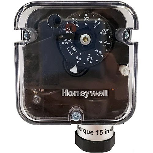 Honeywell KS84447802 1/2″ NPT Pressure Switch 0.2-2.4in WC