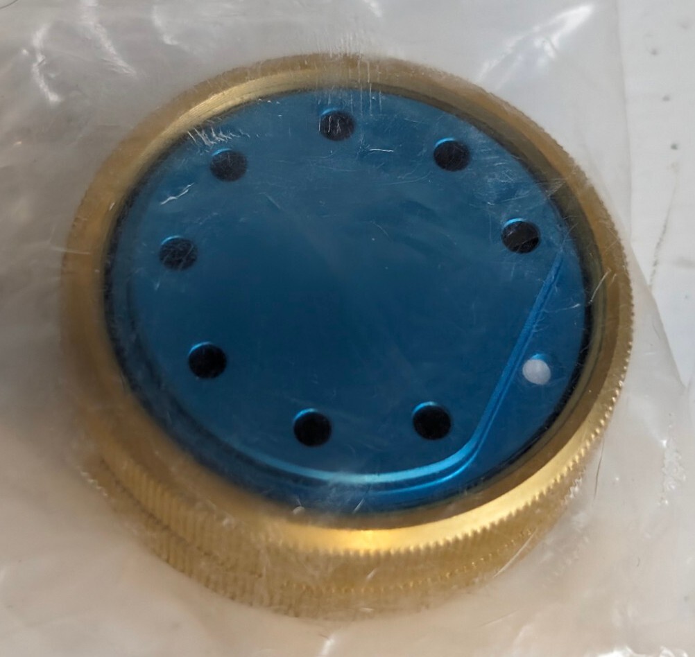 TwinTec 2BH-8P Threaded Port Series Anodized Aluminum Up To 8 Tubes Bulkhead