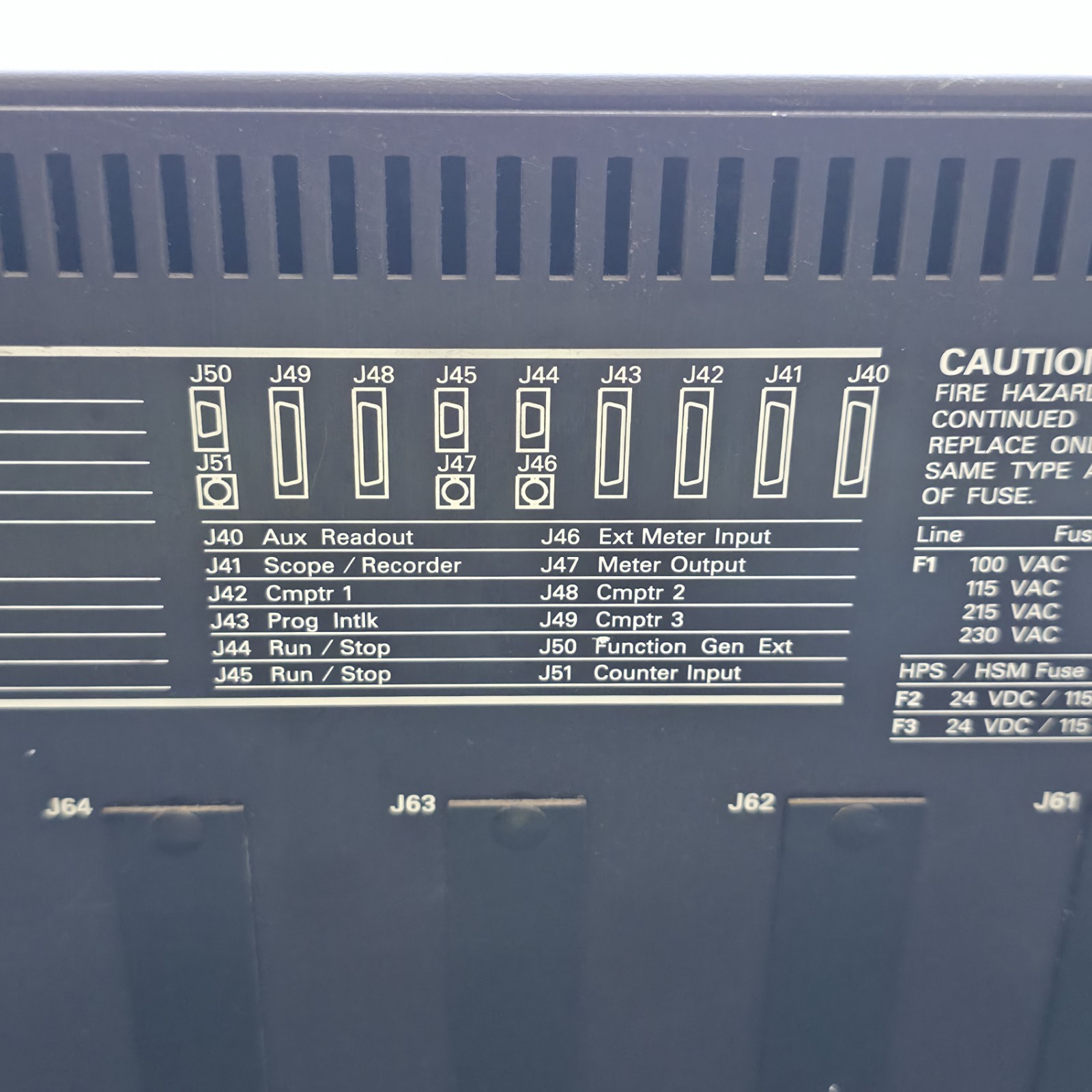 MTS 458.20 MicroConsole Servohydraulic Controller Interface 115 VAC Power Tested