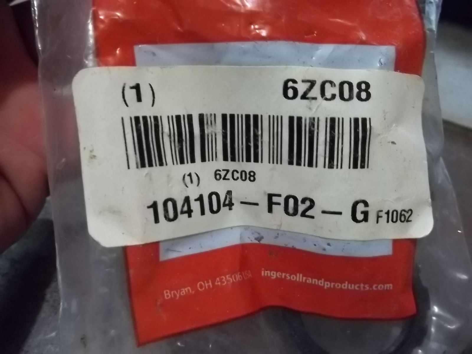 NEW IN PKG INGERSOLL RAND ARO 104104-F02-G 6ZC08 FLOW CONTROL VALVE (WL19-2)