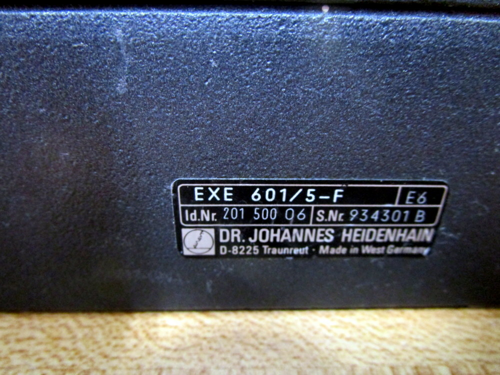 Heidenhain EXE 601/5-F Signal Encoder Interface 201 500 06 S.Nr.934301B