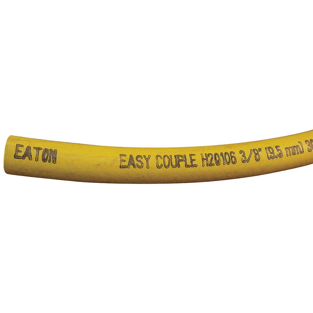 BOSTON H20106YL-250R Easy Couple Hose,3/8″ ID,250 ft. L 402F82