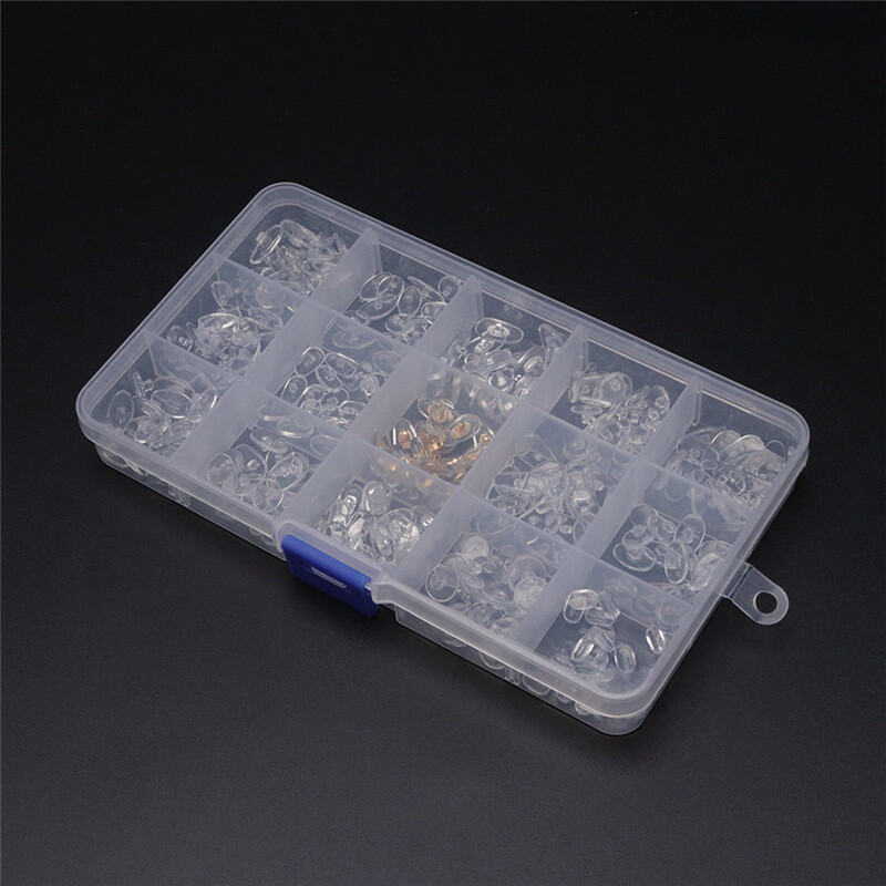 300Pcs Eyeglass Nose Pad Spectacles Sunglasses Glasses Spectacles Assortment Kit